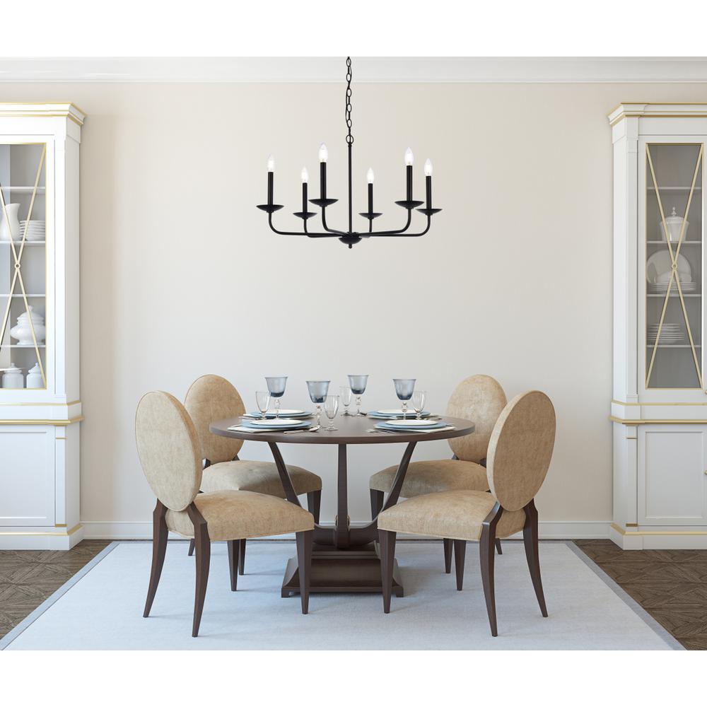 Cohen 30 inch pendant in black. Picture 8