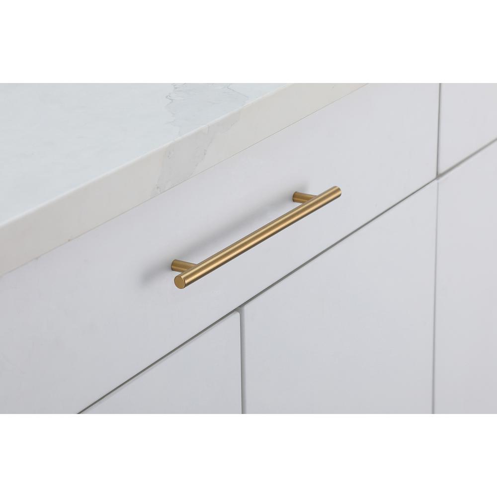 Quinn 7-9/16" Center to Center Brass Bar Pull Multipack (set of 10). Picture 2