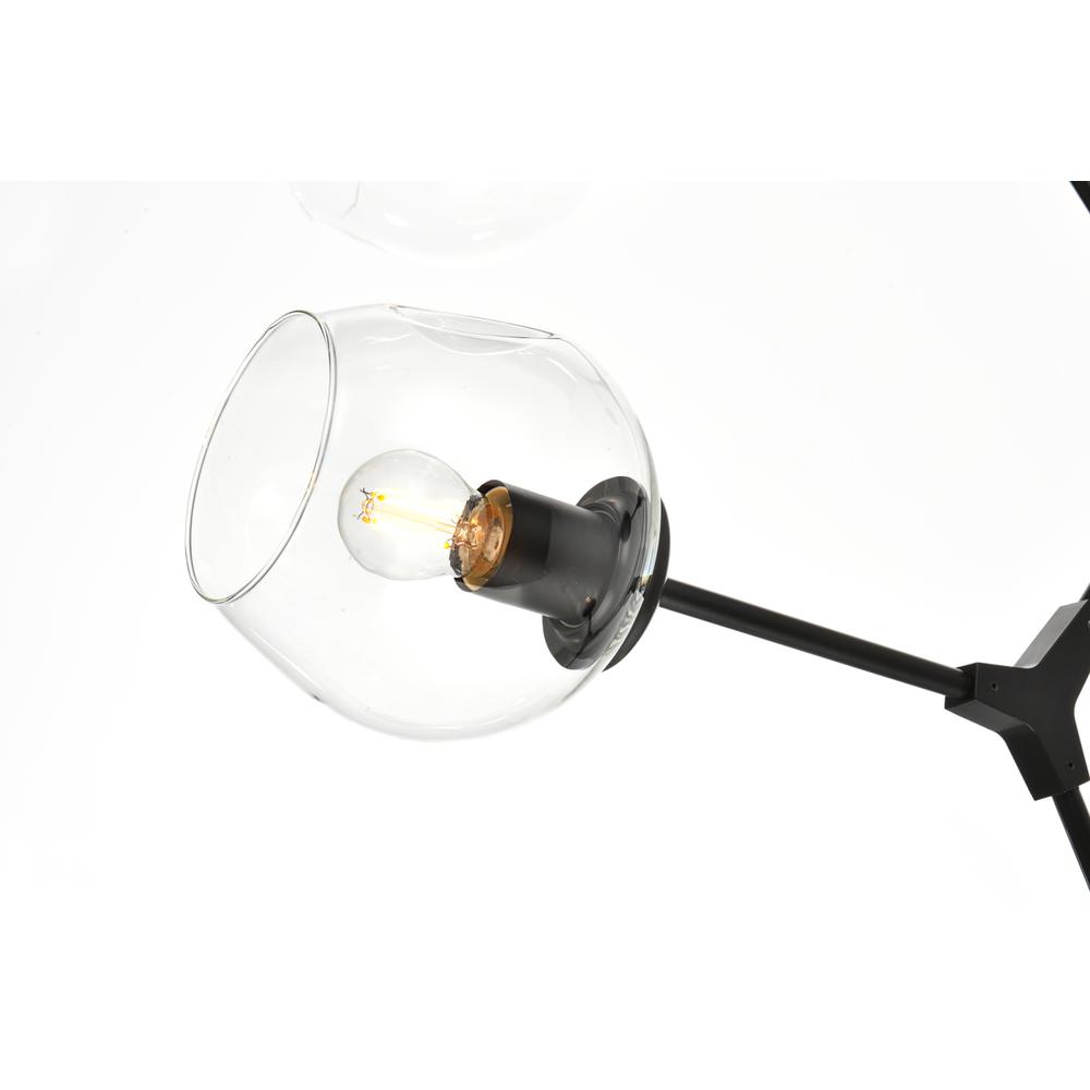 Cavoli 49 inch Chandelier in Black. Picture 3