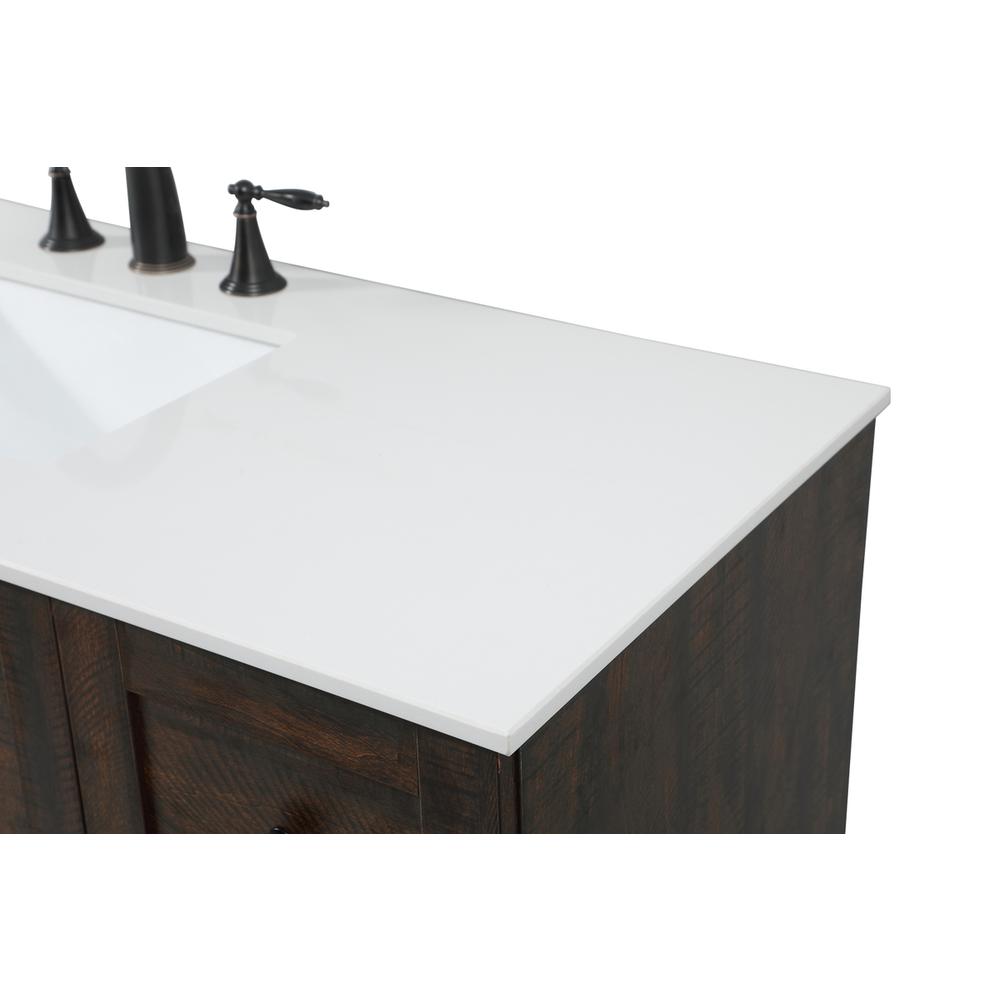 48 inch Single bathroom vanity in expresso. Picture 11