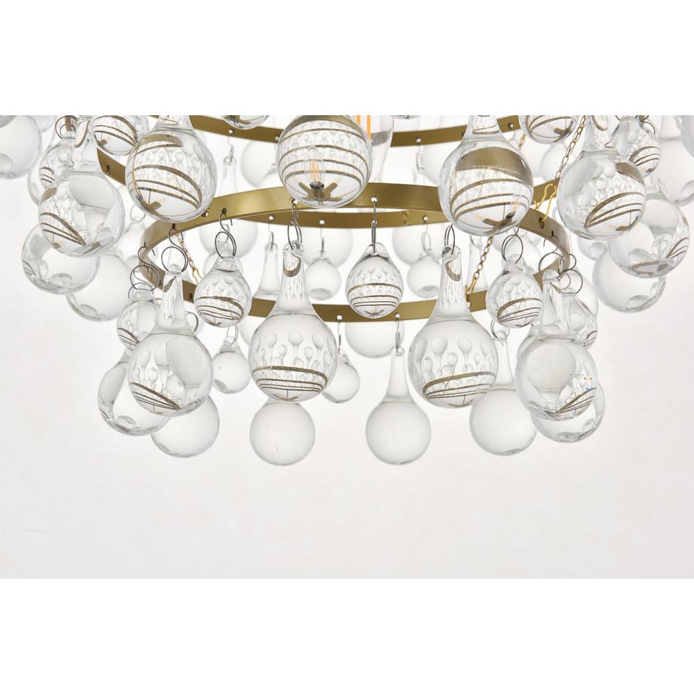 Kora 5 light Brass Pendant. Picture 9