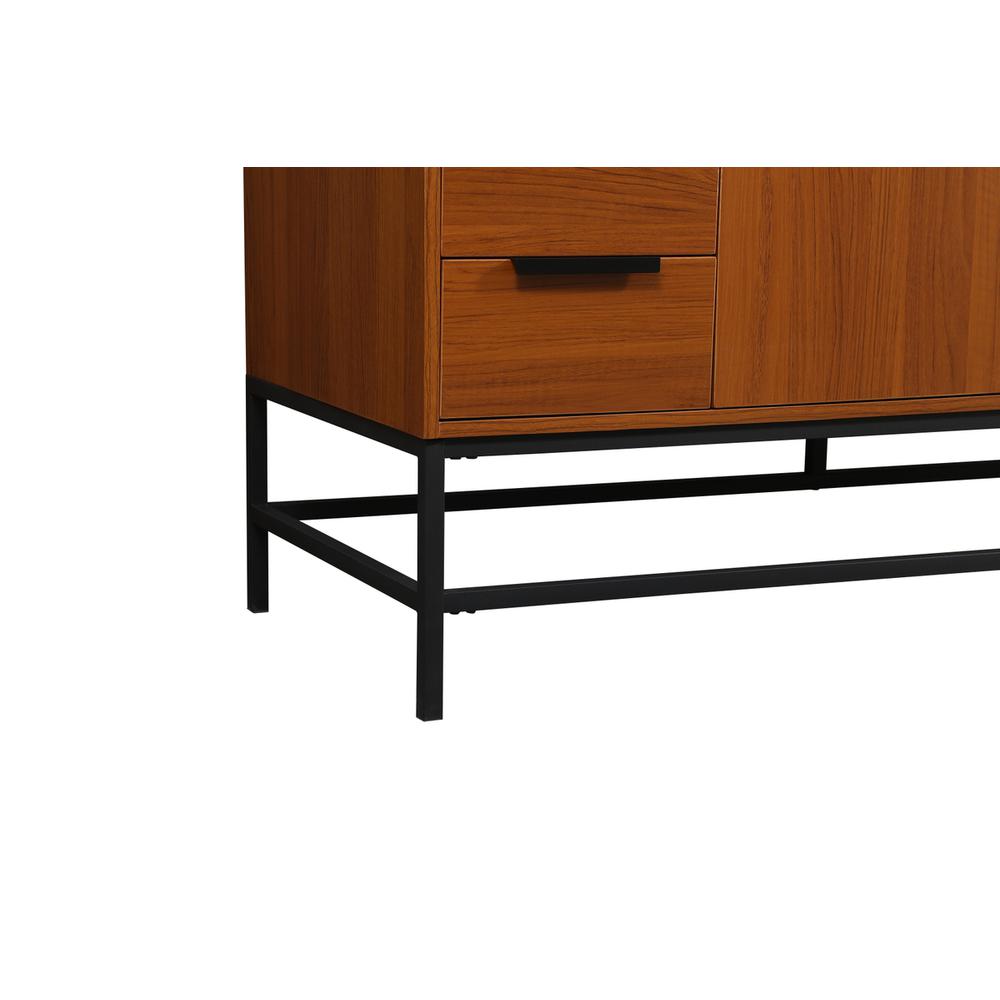 60 inch Single bathroom vanity in teak. Picture 13