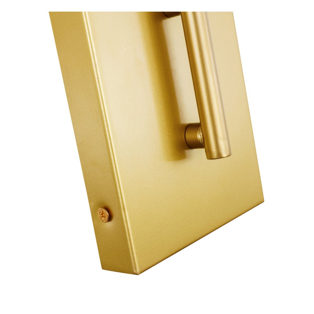 Kace 1 Light Brass And Clear Glass Wall Sconce. Picture 9