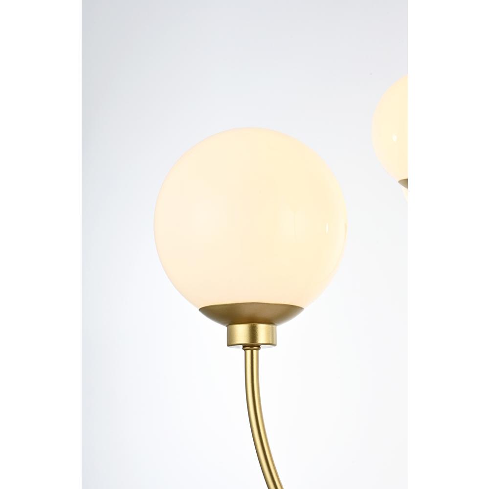 Nyomi 42 inch chandelier in Brass. Picture 3