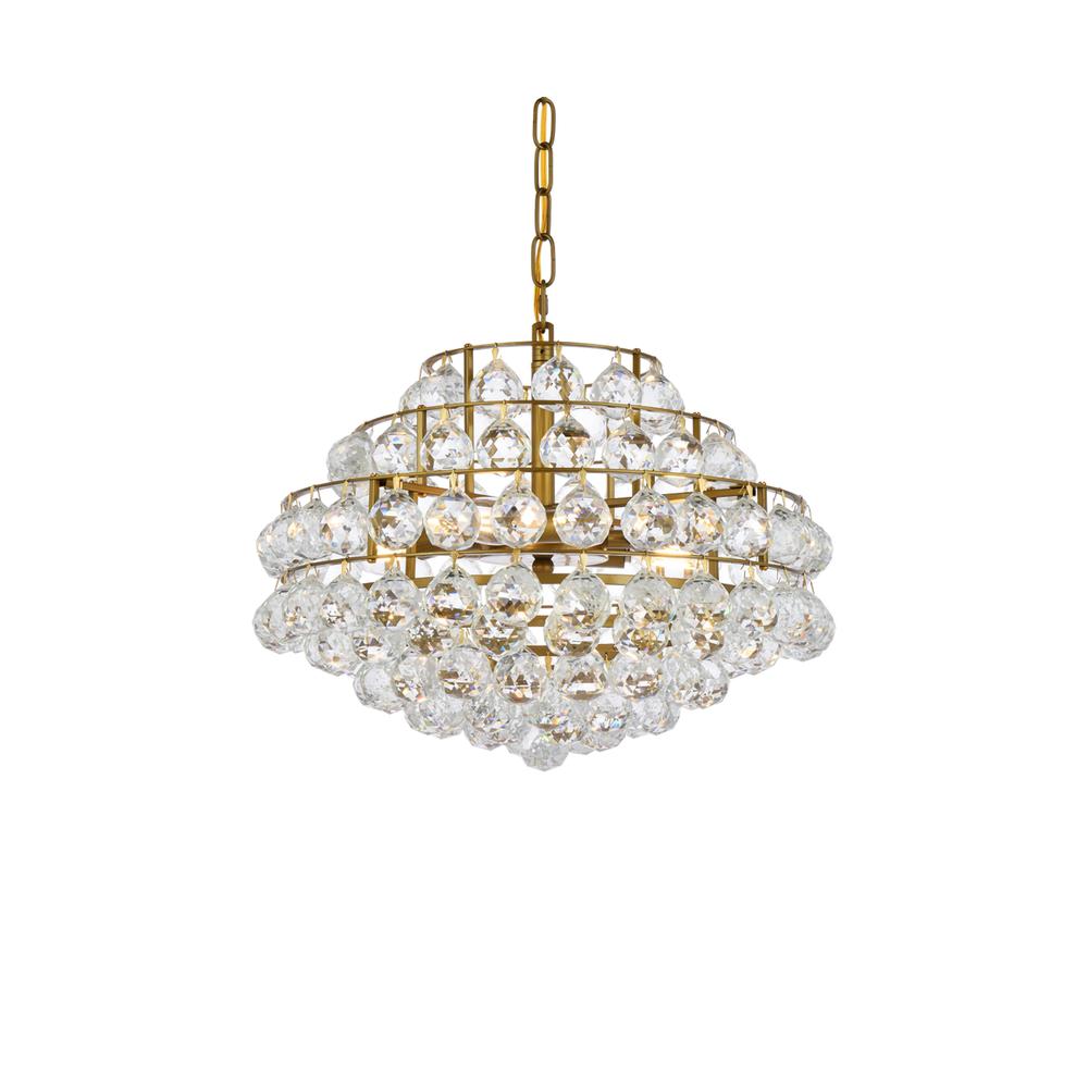 Savannah 18 inch pendant in brass. Picture 2