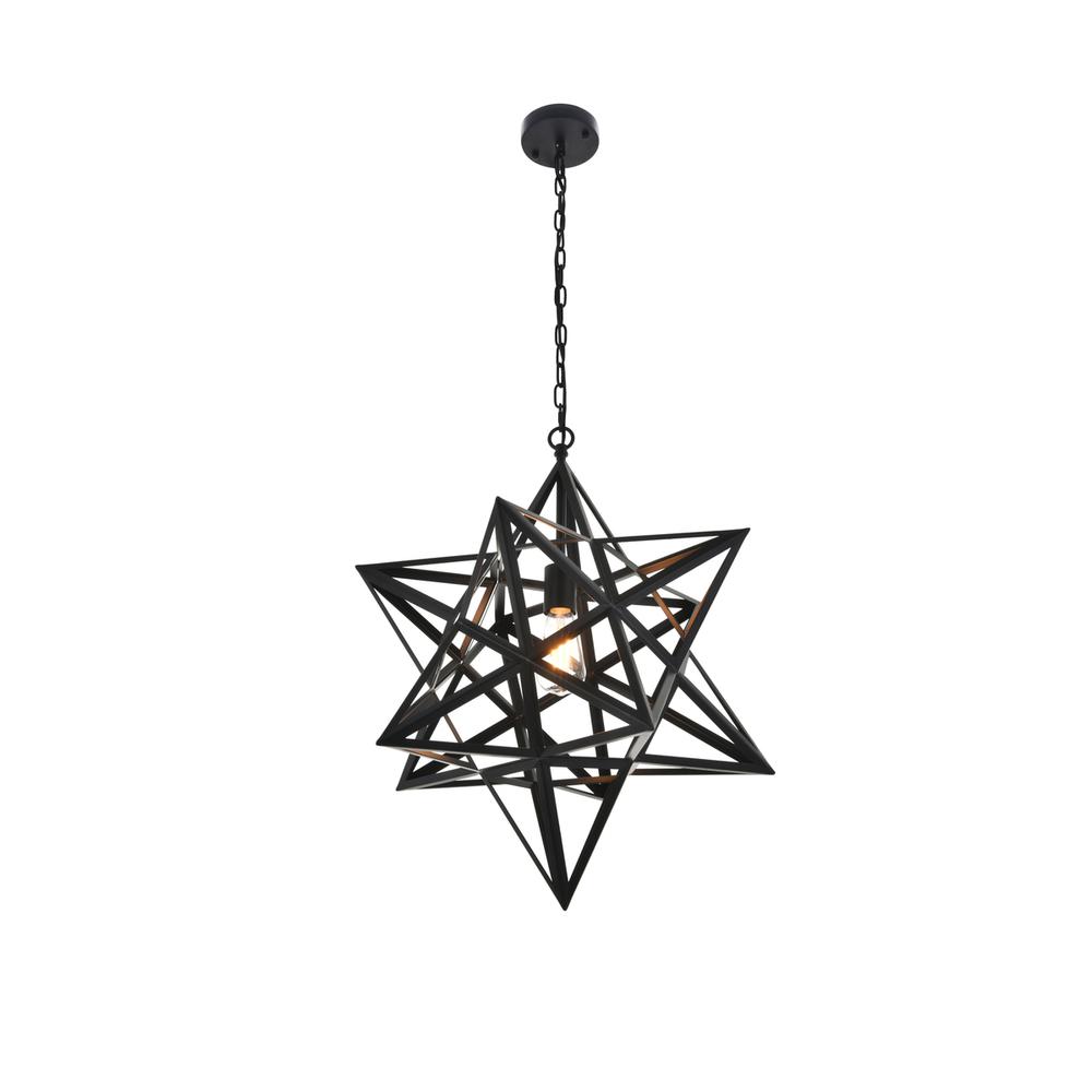 Nocturne 1 light black Pendant. Picture 6