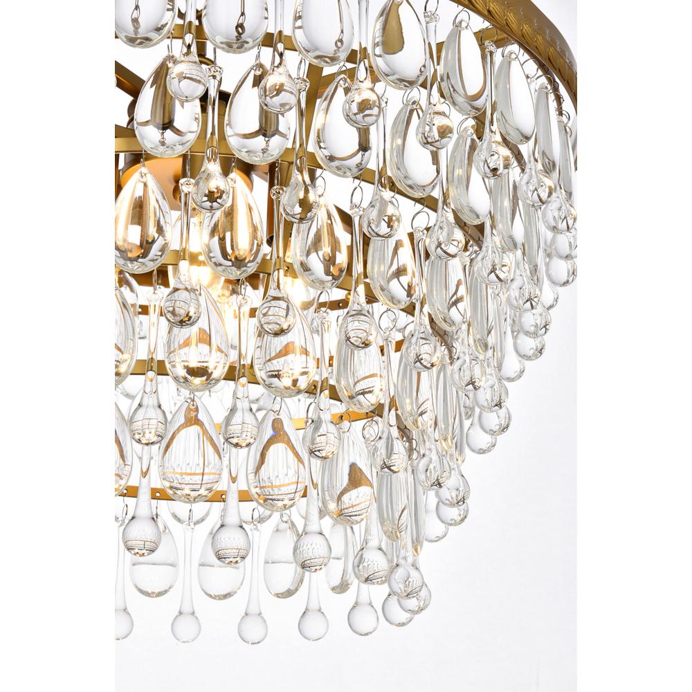 Nordic 5 lights brass pendant. Picture 5
