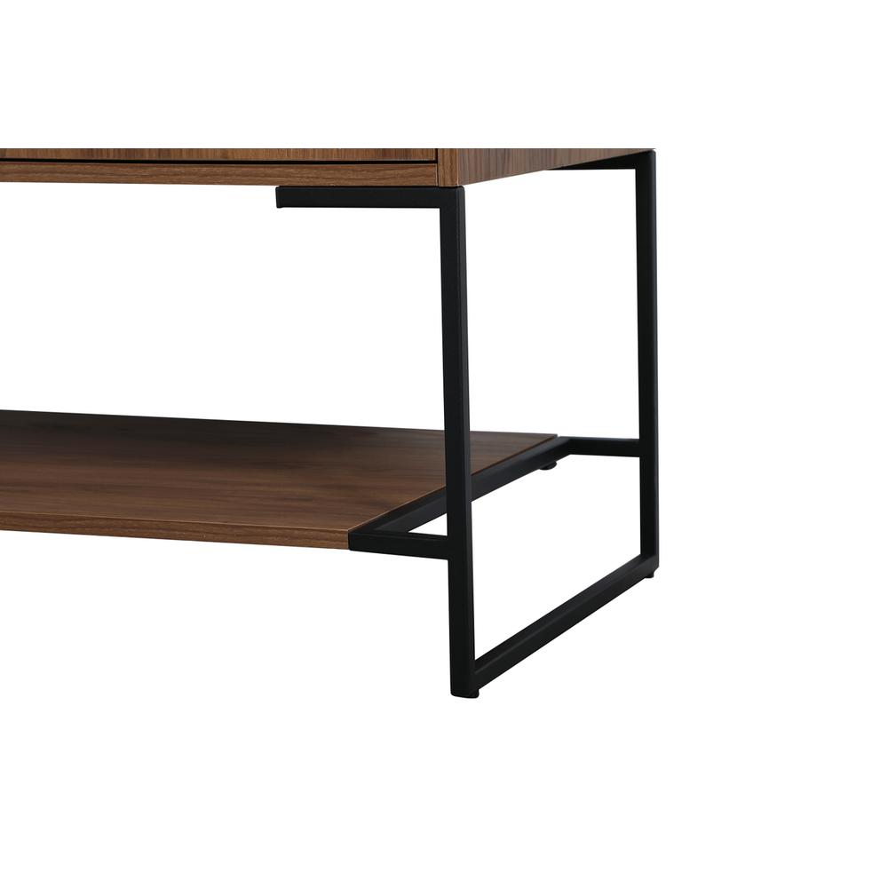 36 inch  Single Bathroom Vanity in Walnut Brown. Picture 12