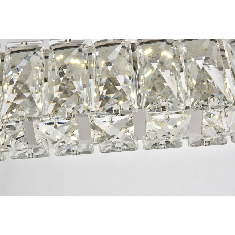 Monroe Integrated LED chip light Chrome Chandelier Clear Royal Cut Crystal. Picture 4