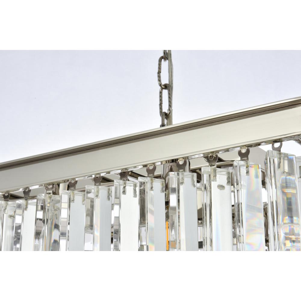Sydney 12 light polished nickel Chandelier Clear Royal Cut Crystal. Picture 4