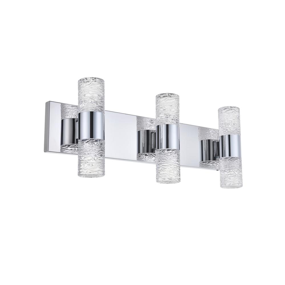 Vega 6 light Chrome LED Wall Sconce. Picture 6
