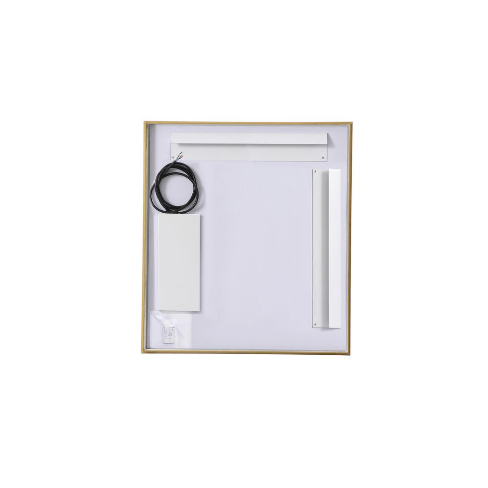 Pier 27x30 inch LED mirror with adjustable color temperature. Picture 10