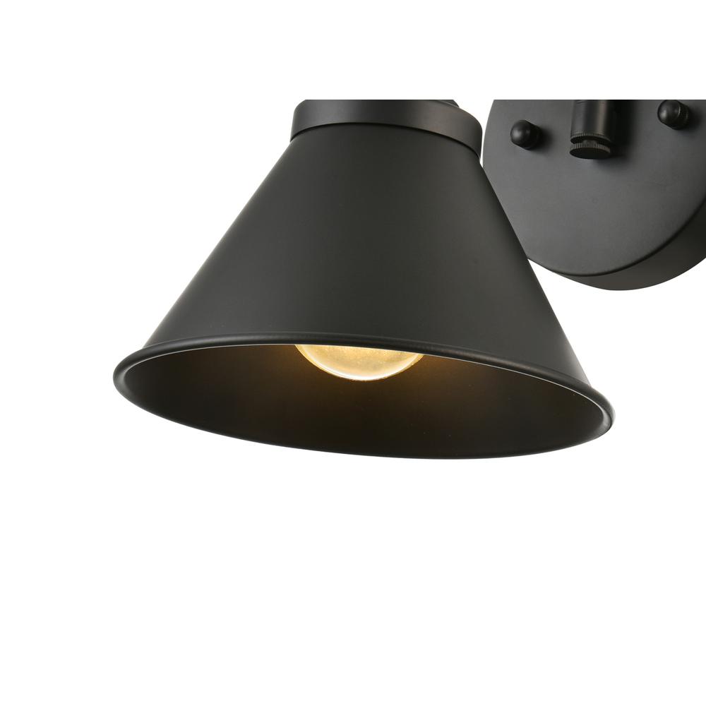 Judson 1 light Black swing arm wall sconce. Picture 6