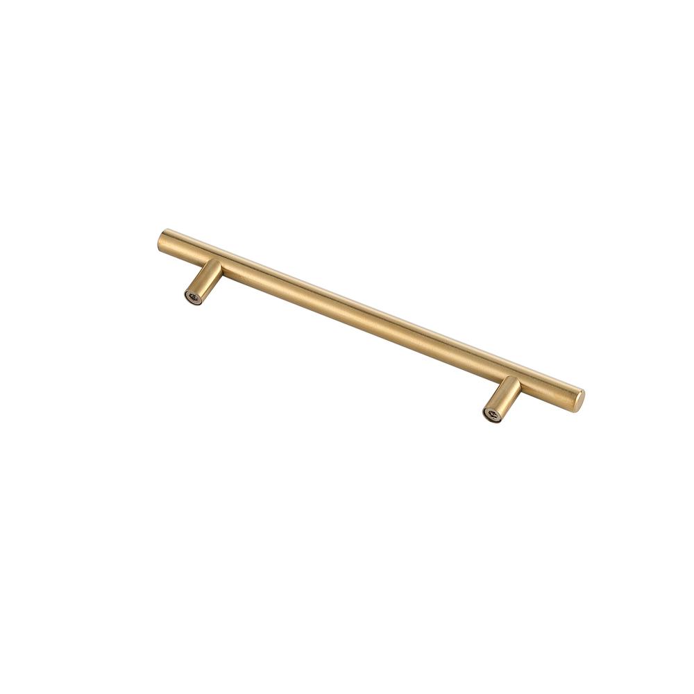 Quinn 6-5/16" Center to Center Brass Bar Pull Multipack (set of 10). Picture 4