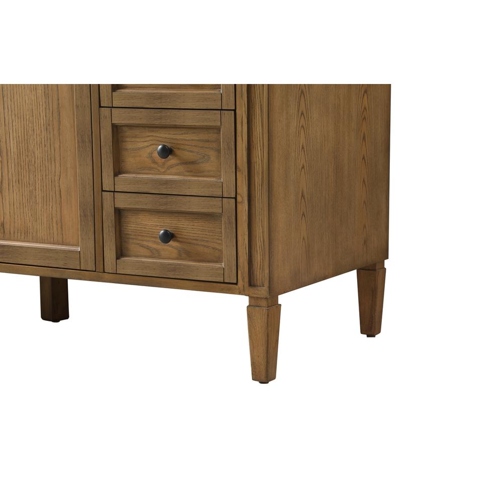 60 inch Single bathroom vanity in driftwood. Picture 13