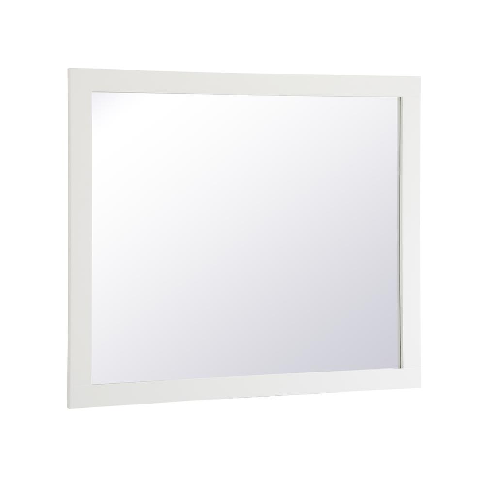 Aqua rectangle vanity mirror 42 inch in White. Picture 6