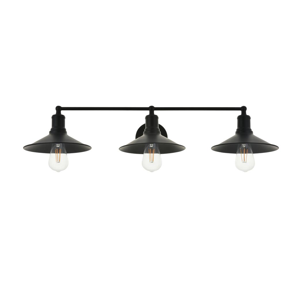 Etude 3 light black Wall Sconce. Picture 4