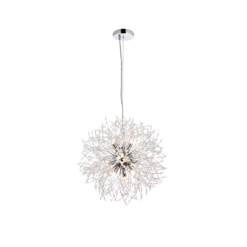 Solace 9 lights Chrome pendant. Picture 1