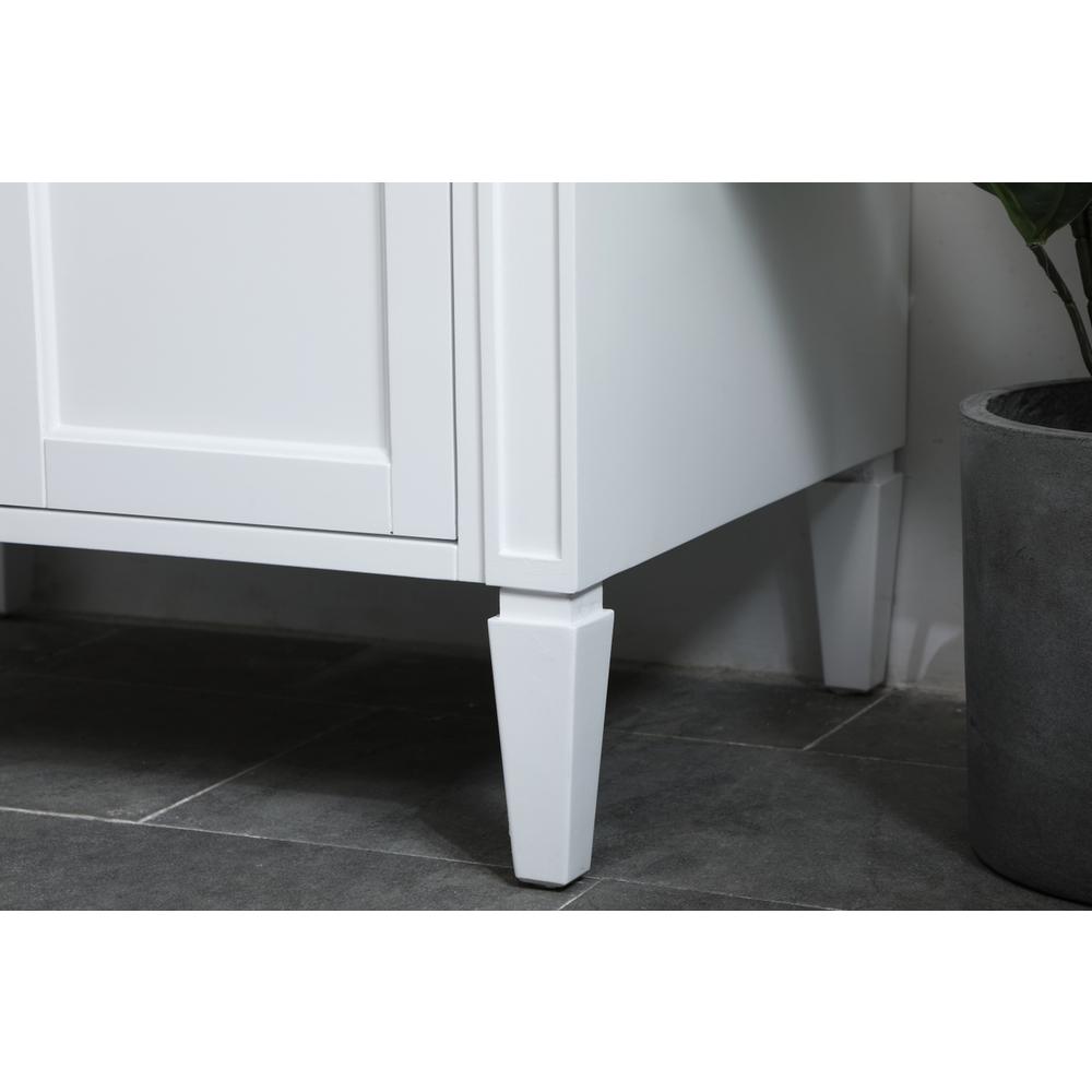30 inch Single bathroom vanity in White. Picture 5