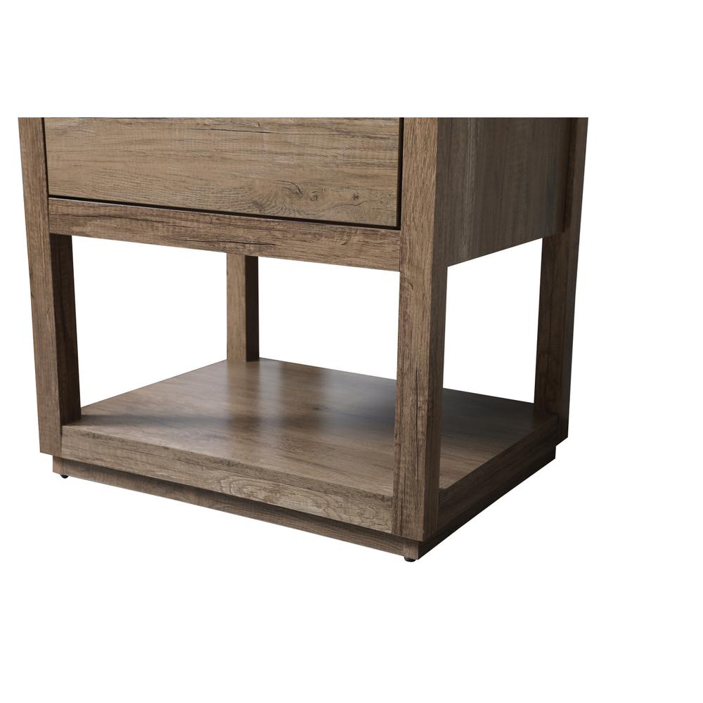 24 Inch SIngle Bathroom Vanity In Natural Oak. Picture 13