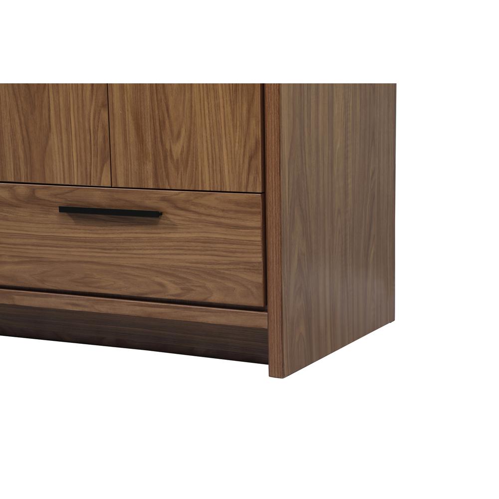42 inch Single bathroom vanity in walnut brown. Picture 13