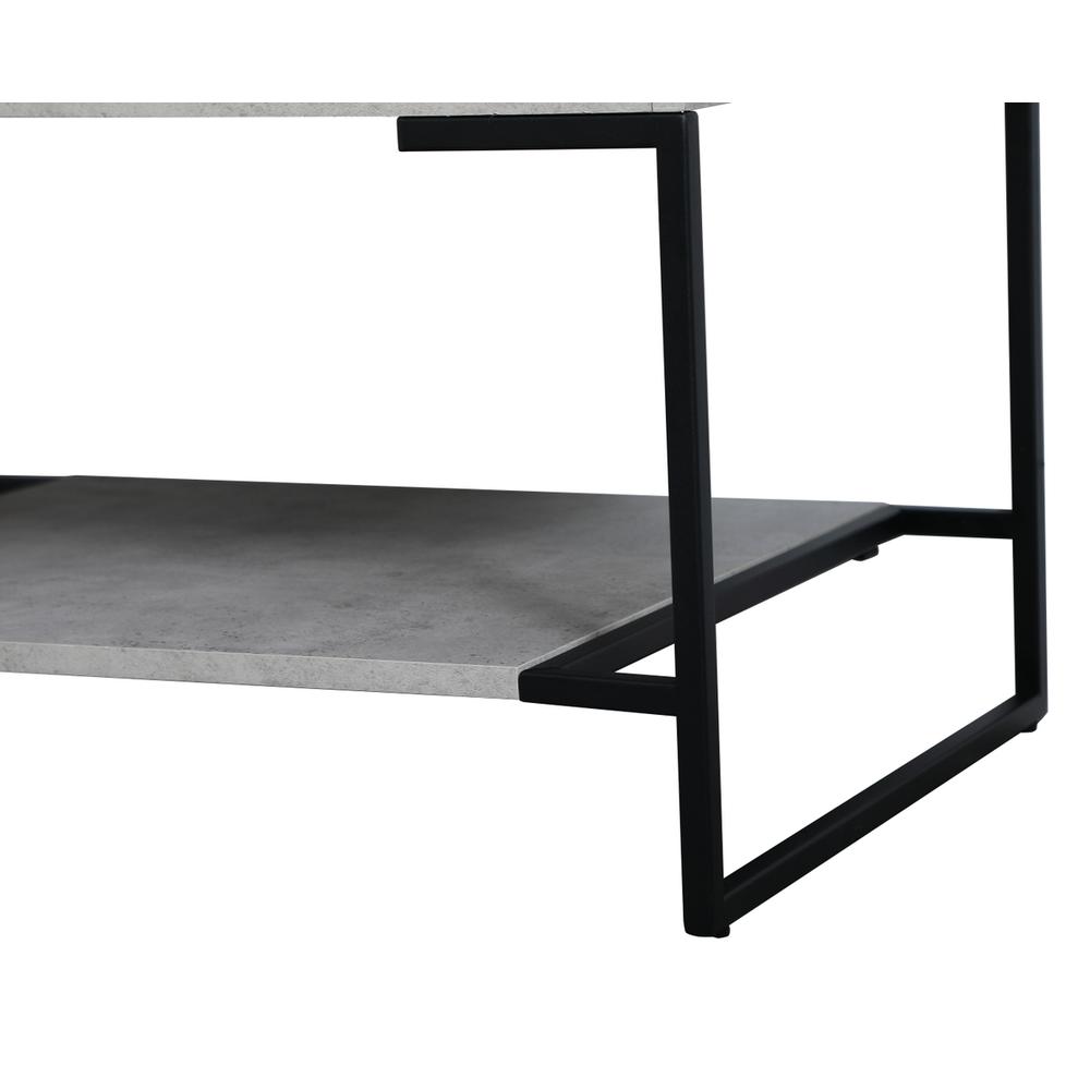 30 inch  Single Bathroom Vanity in Concrete Grey. Picture 12