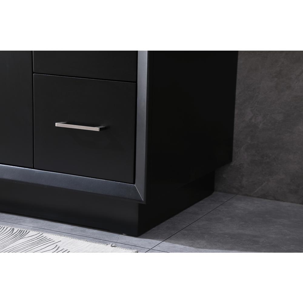48 Inch SIngle Bathroom Vanity In Black. Picture 6