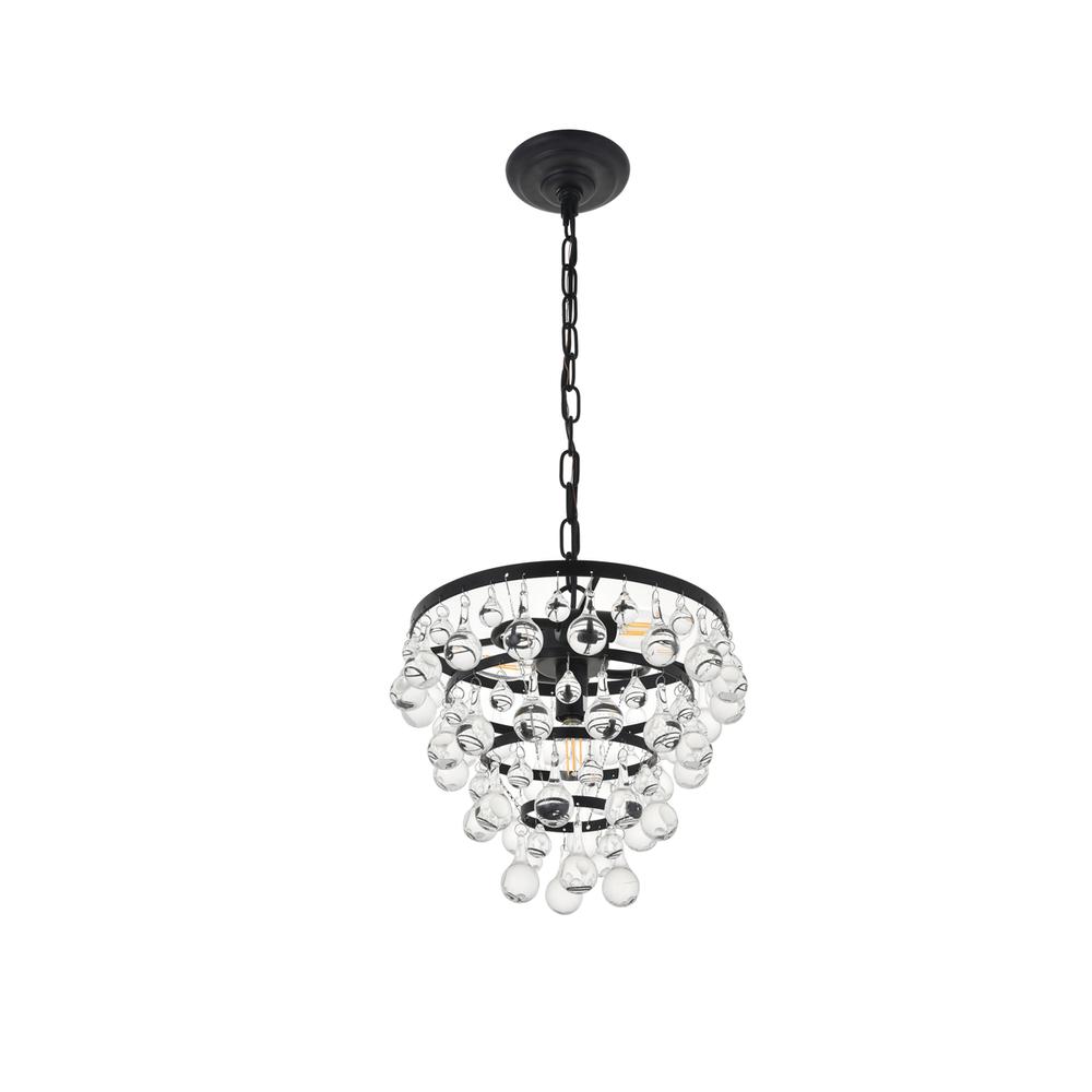 Kora 3 light Black Pendant. Picture 4
