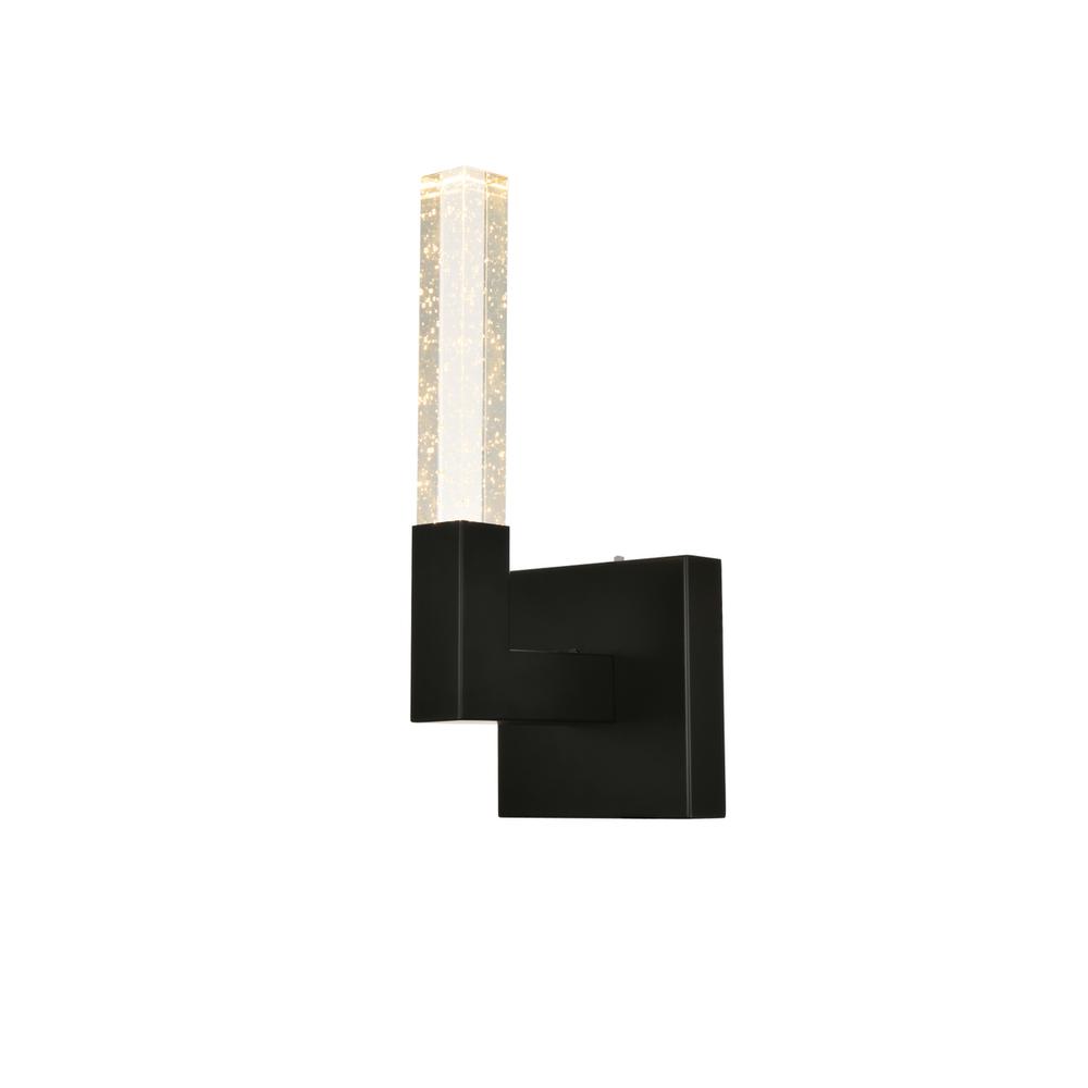 Noemi 6 inch Adjustable LED Wall Sconce in Black. Picture 2