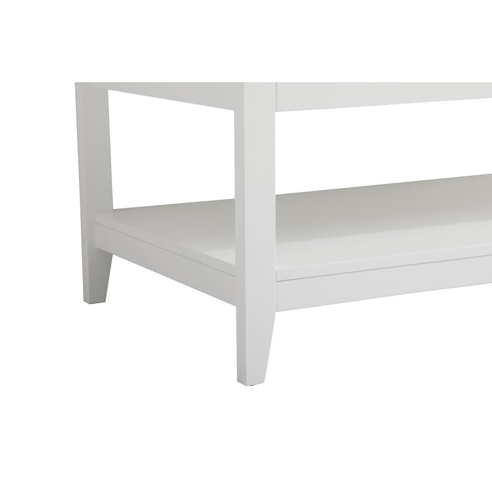 48 inch Single Bathroom Vanity in White. Picture 12