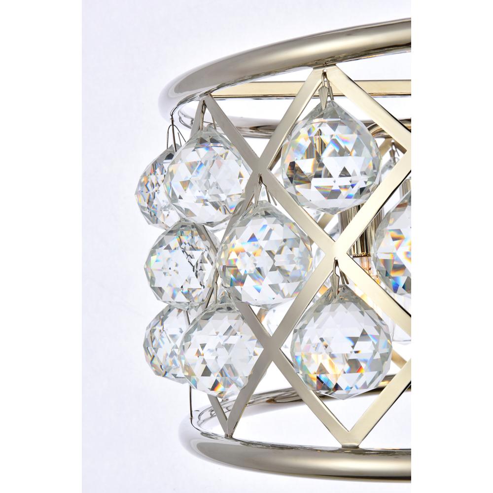 Madison 4 light polished Nickel Pendant Clear Royal Cut Crystal. Picture 5