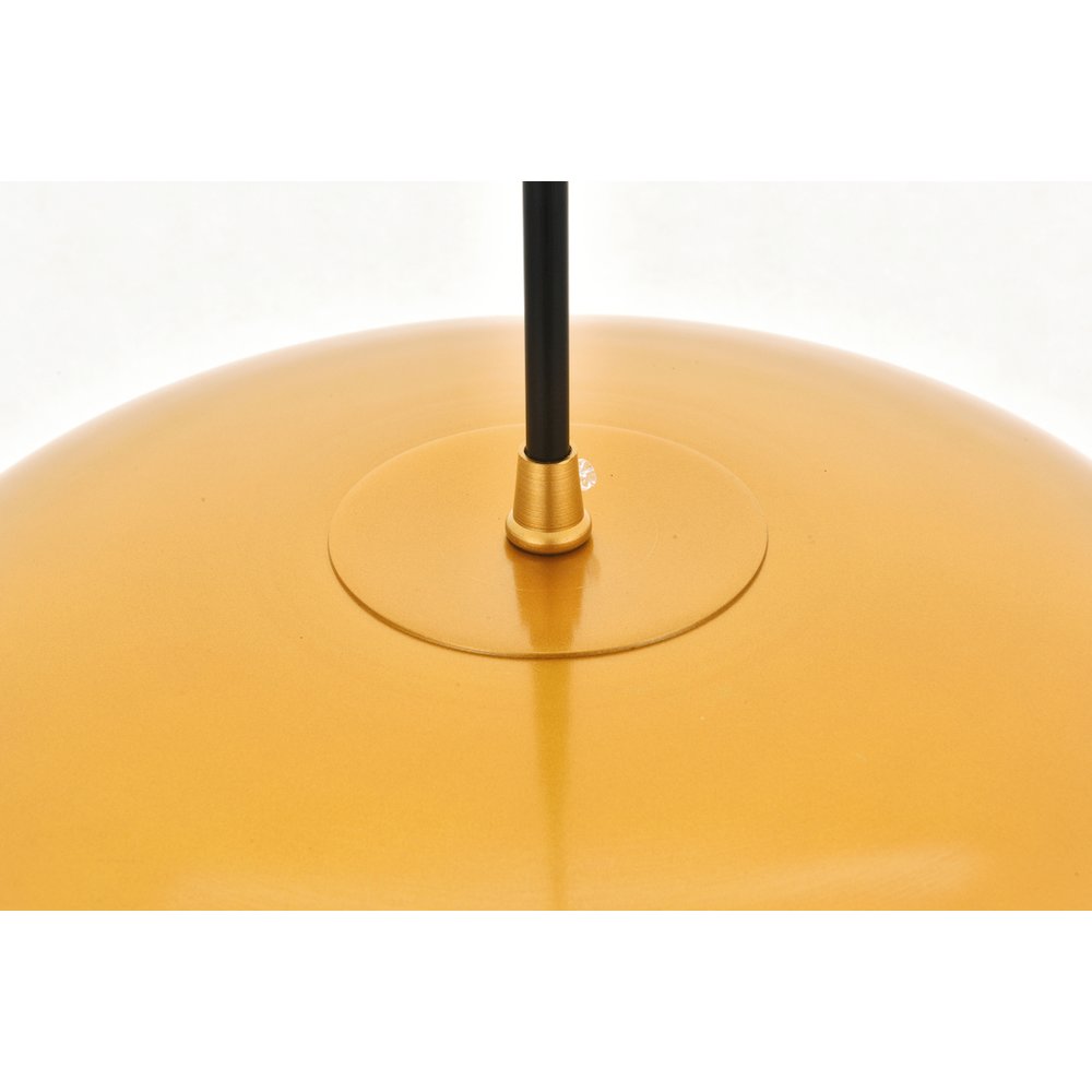 Etude 1 Light Satin Gold Pendant. Picture 10