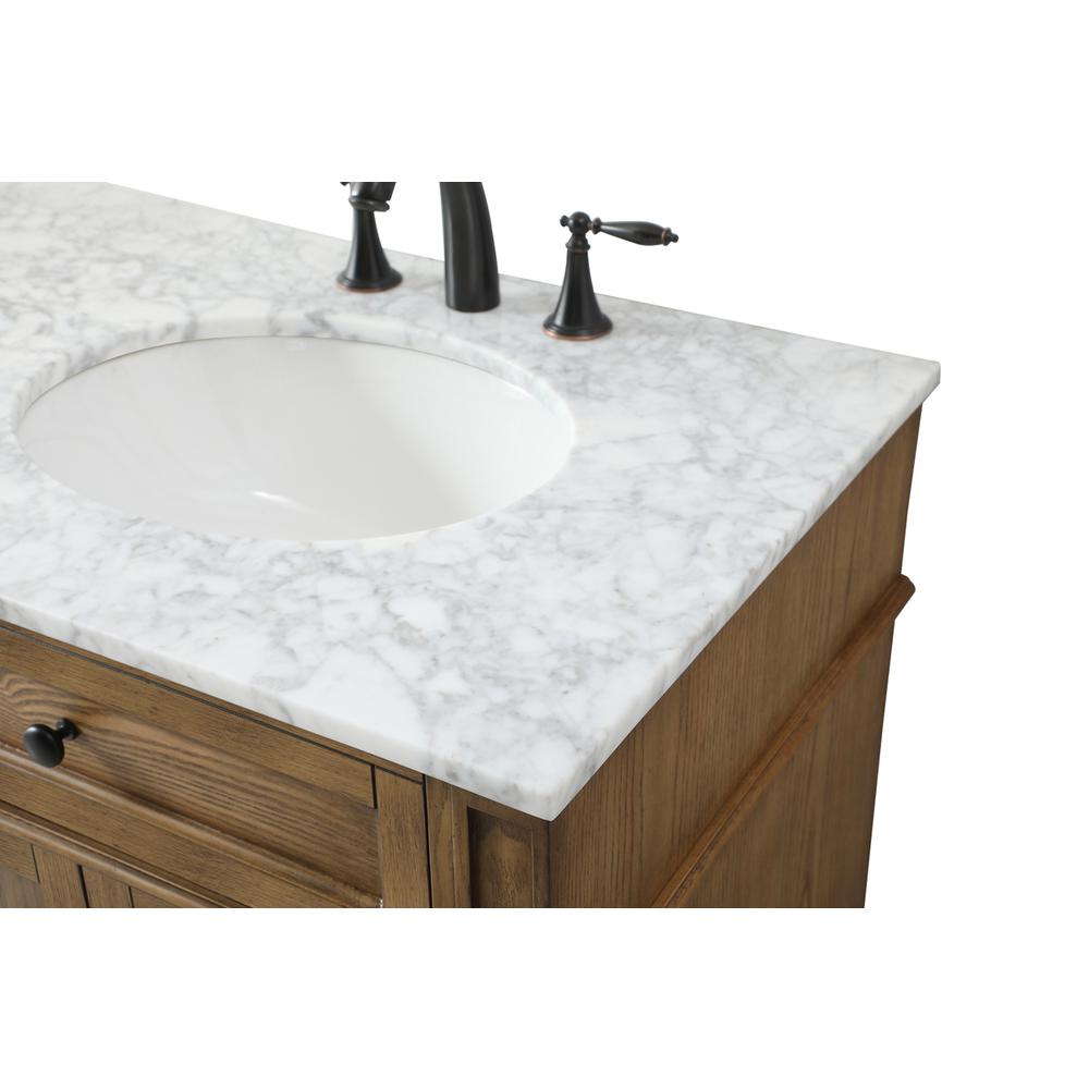 60 inch double bathroom vanity in driftwood. Picture 11