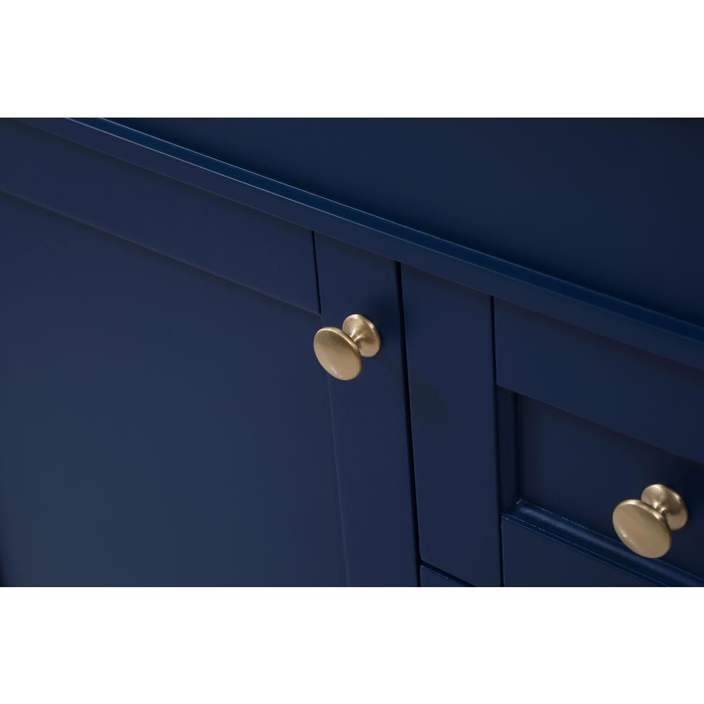 32 inch Single bathroom vanity in blue. Picture 12