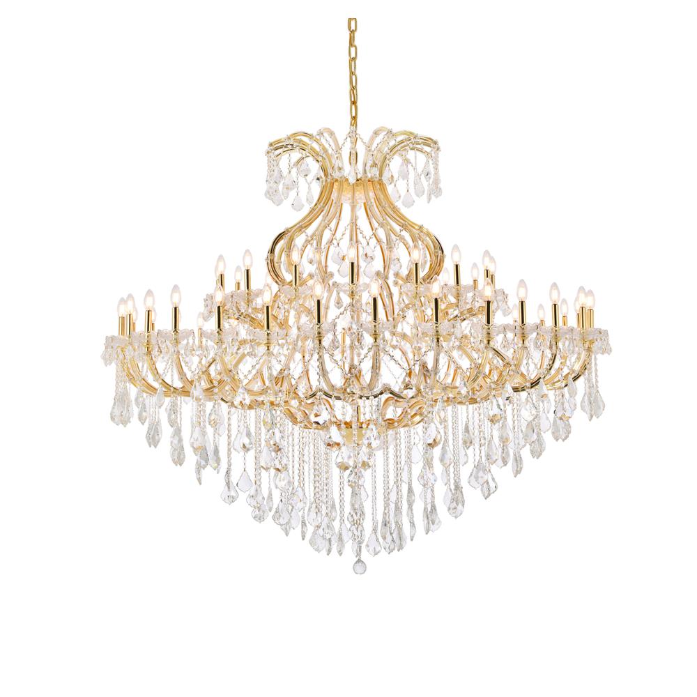 Maria Theresa 49 light Gold Chandelier Clear Royal Cut Crystal. Picture 2