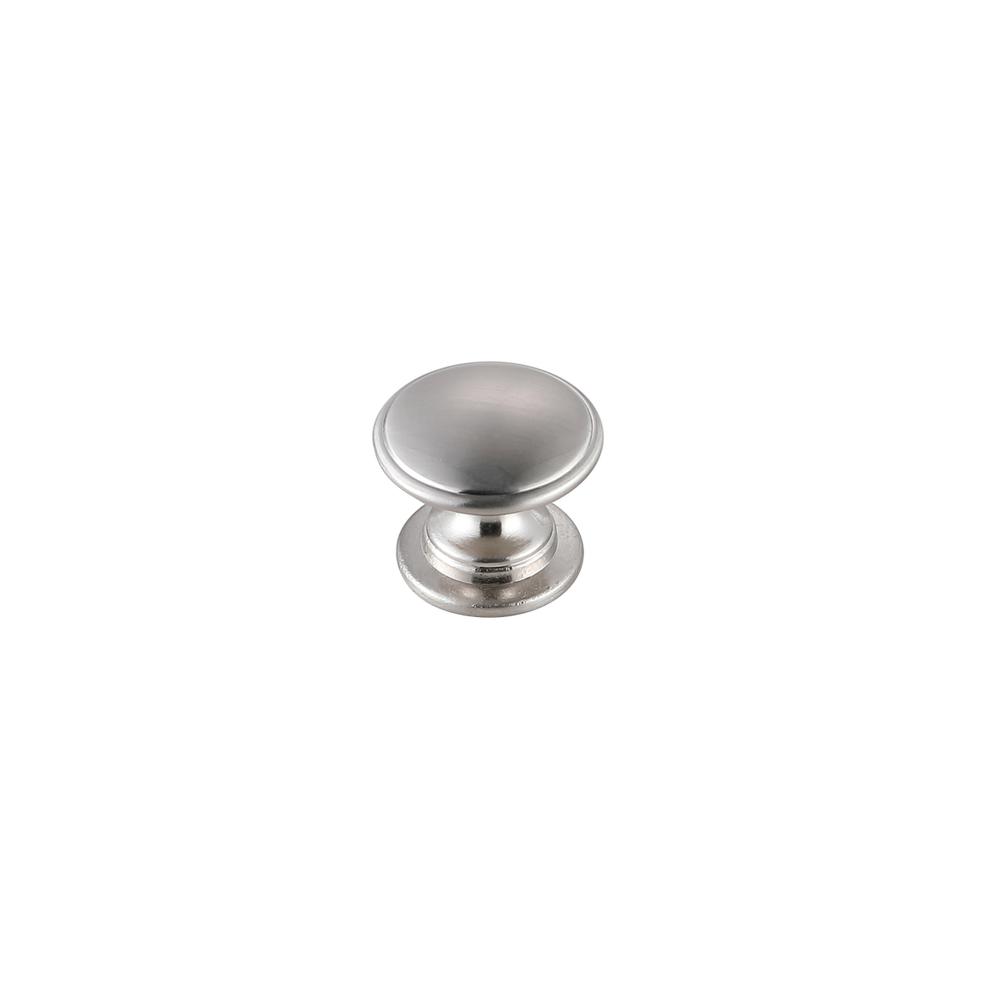 Kaid 1.2" Diameter Brushed Nickel Mushroom Knob Multipack (Set of 10). Picture 3