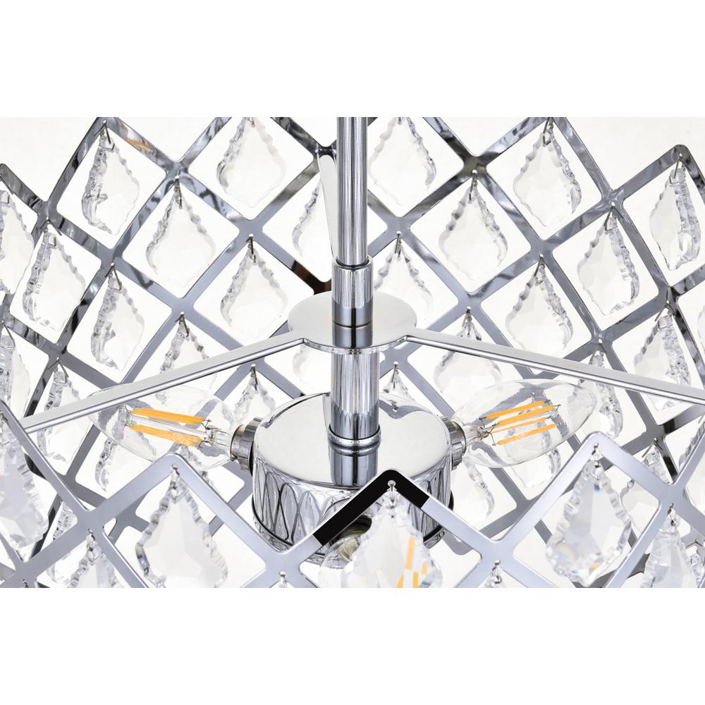 Lyla 13 inch pendant in chrome. Picture 5