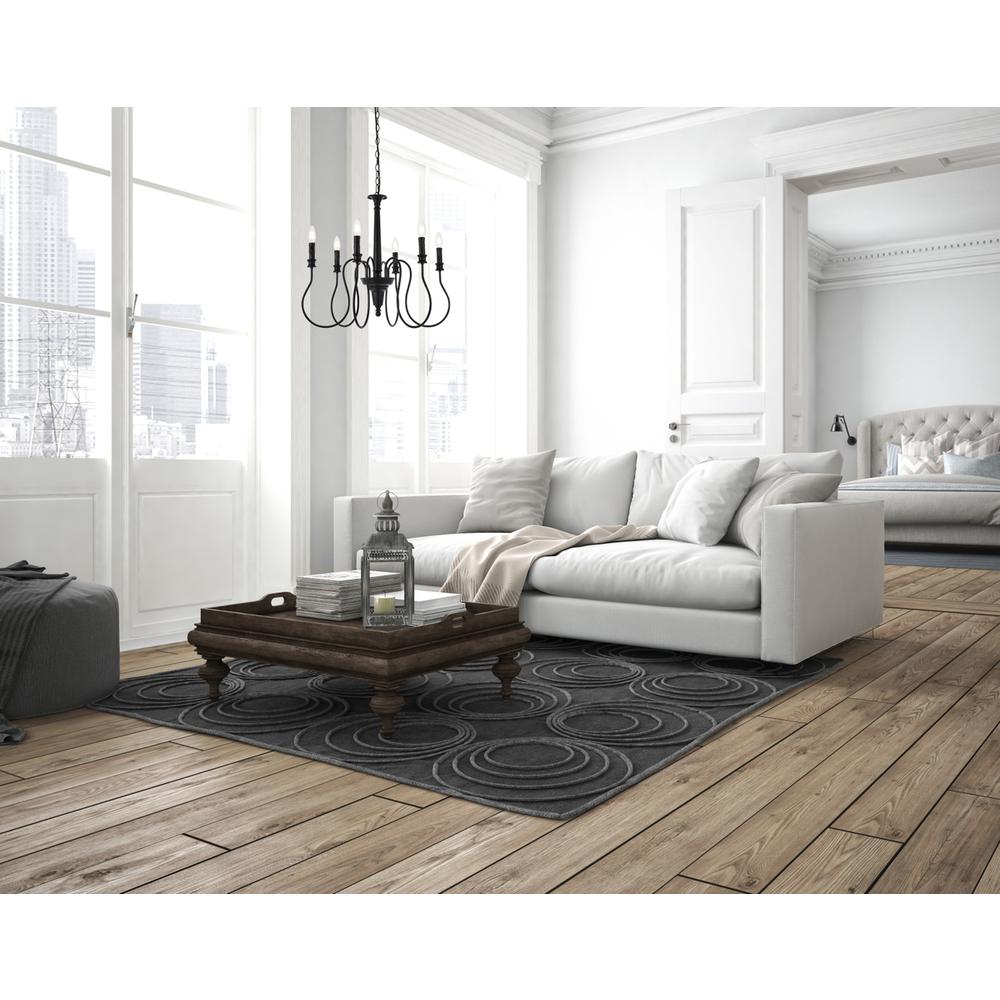 Flynx 6 lights pendant in black. Picture 8