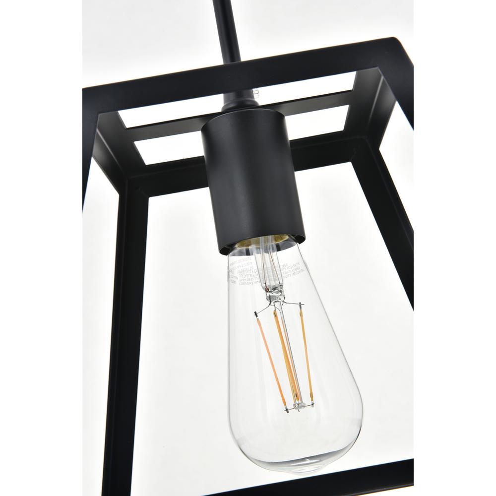 Resolute 1 light black Pendant. Picture 10