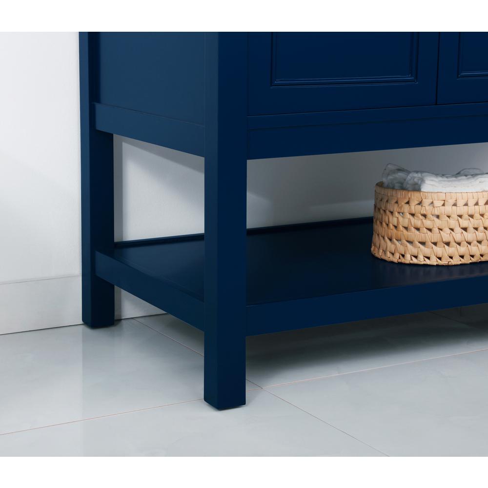 42 inch Single bathroom vanity in Blue. Picture 6
