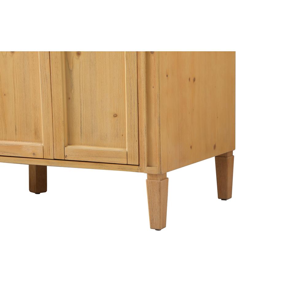 72 inch double bathroom vanity in natural wood. Picture 13