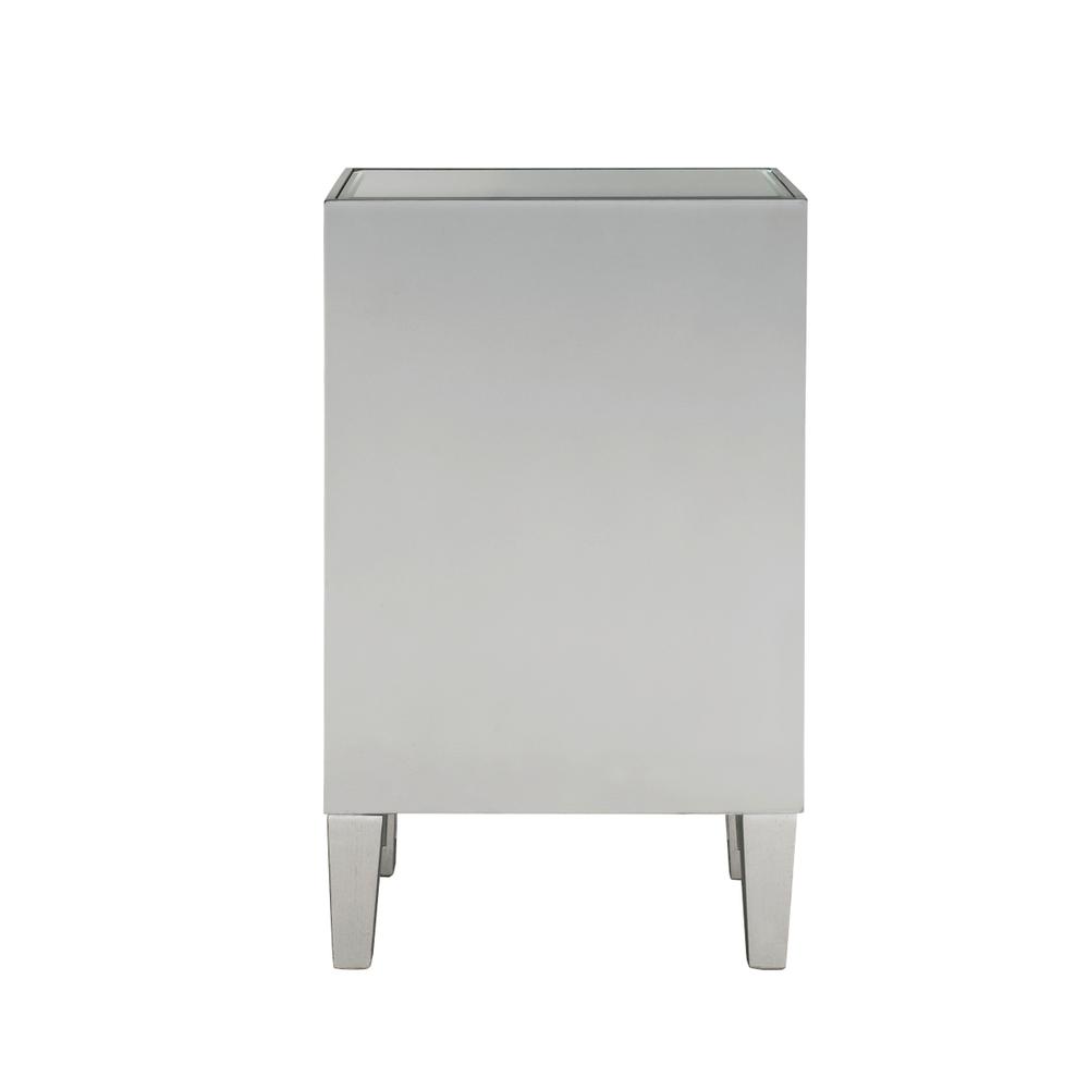 End table 1 drawer 18in. W x 13in. D x 29in. H in antique silver paint. Picture 3