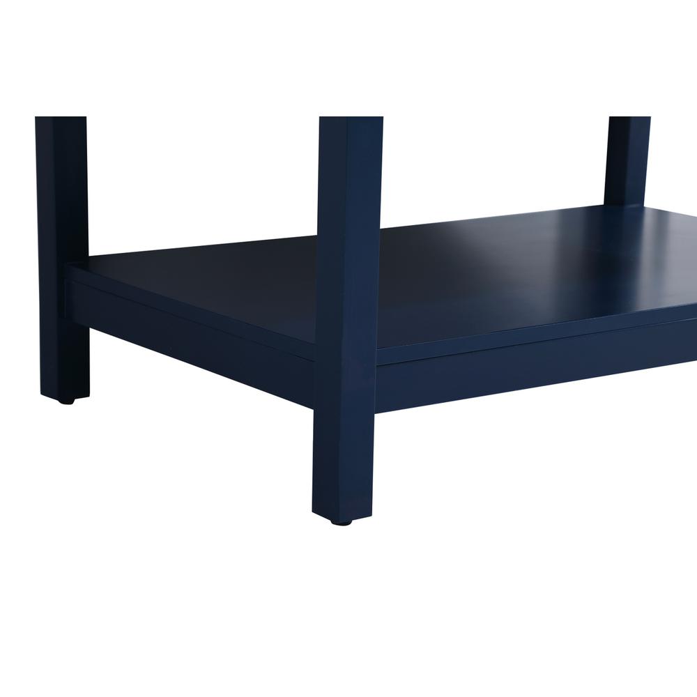 36 inch Single bathroom vanity in blue. Picture 13