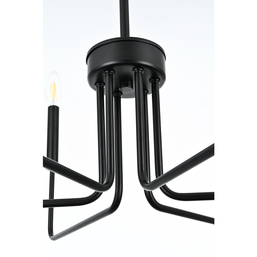 Willa 26 inch Pendant Light in Black. Picture 3