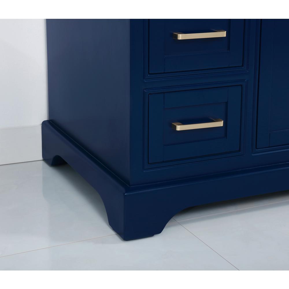 42 inch Single bathroom vanity in Blue. Picture 6