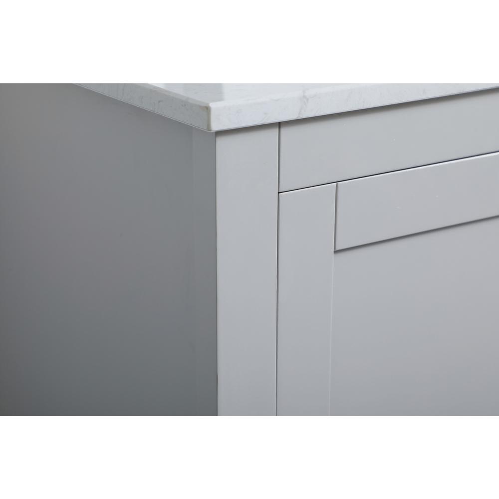18 inch Single Bathroom Vanity in Grey. Picture 5