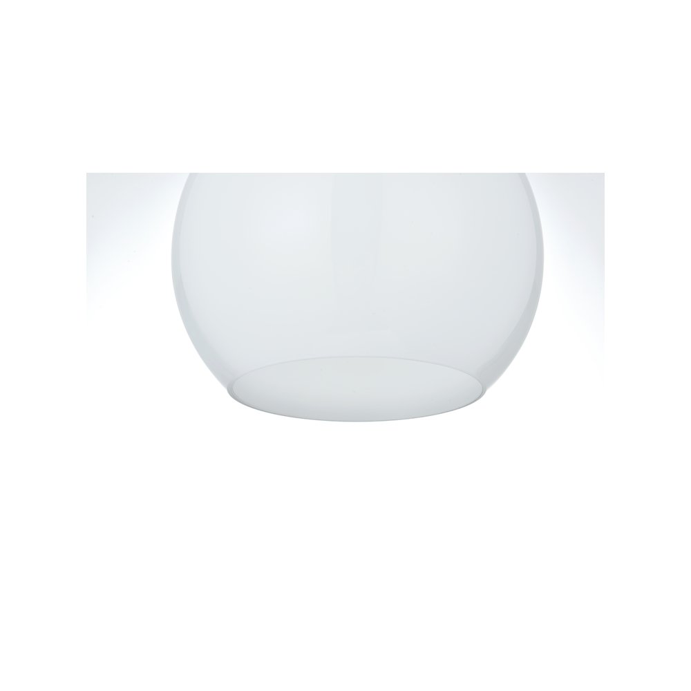 Baxter 10 Inch Flush Mount Frosted White Shade in Satin Gold. Picture 4