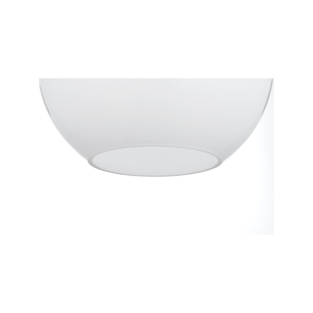 Baxter 12 Inch Pendant Frosted White Shade in Satin Gold. Picture 4