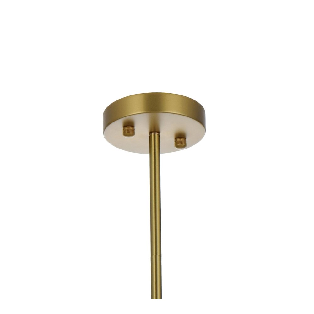 Opus 30.5 Inch Pendant Clear Shade in Satin Gold. Picture 5