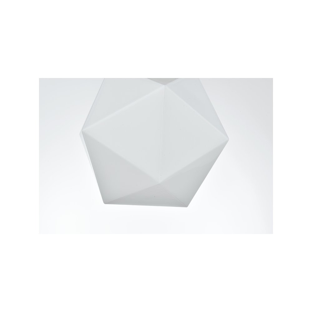 Lawrence 10 Inch Flush Mount Frosted White Shade in Satin Gold. Picture 4